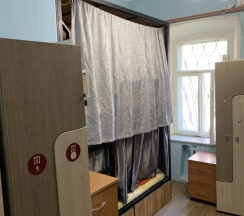Четырёхместный номер Comfort (общая ванная комната) в Бауманskyя