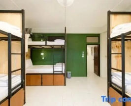 Кровать в общем номере (женский номер) в The Neighbors Hostel - Adults Only