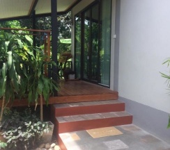 Двухместный номер Standard с видом на сад двуспальная кровать в Thai Terrace Bungalow