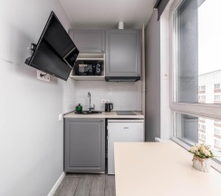 1-комнатные апартаменты студия 5.3 в Apartments Private (Апартментс Прайвит) на улице Цимлянская
