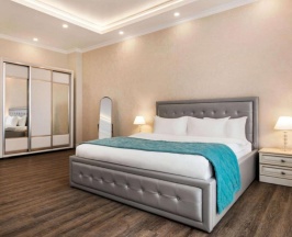 Двухместный люкс Представительский с видом на город двуспальная кровать в Ramada by Wyndham Shymkent