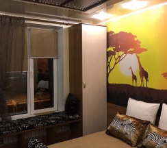 № 4 МЕЛОМАН, № 5 САФАРИ, № 7 РЕЛАКС, №10  КНИГА. Стандартный двухместный номер с двуспальной кроватью в Smile