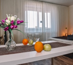 1-комнатные апартаменты студия в Rusdom Sweet Apartments (Русдом Свит) на улице Ленина 23А