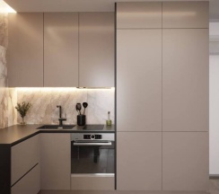 Люкс с 2 комнатами с балконом и с красивым видом из окна в Апартаменты Stylish в элитном ЖК Комфорт Парк