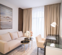 Двухместный номер Deluxe с видом на город 2 отдельные кровати в Mercure Tashkent