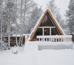 A-frame NEO|Банный чан на территории в Берёзовая роща