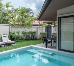 Двухместная вилла с бассейном Garden двуспальная кровать в Dewa Phuket Resort & Villas