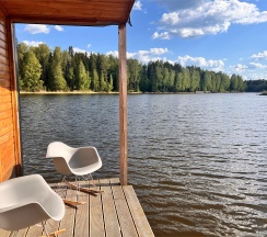 Дом на воде «Eva» с сауной в IstraCot&SPA