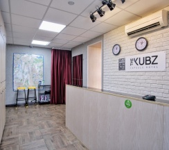 Одноместный номер-капсула в общей комнате в The kubz capsule hotel
