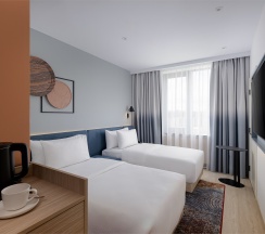 Стандартный номер с двумя кроватями 100*200 в Hampton by Hilton