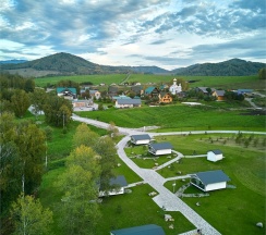 Шале с двуспальной кроватью 1-я линия в Маральник Altai Palace