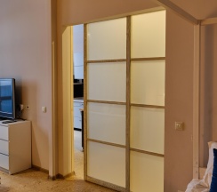 1-комнатные апартаменты люкс с 1 двуспальной кроватью в RentPlaza (РентПлаза) на улице Шейнкмана
