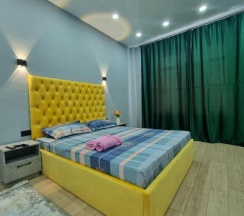 Двухместные апартаменты двуспальная кровать в Art House