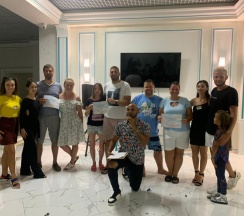 Двухкомнатный номер на трех-четырех гостей с видом во двор (корпус К) в Оптимист