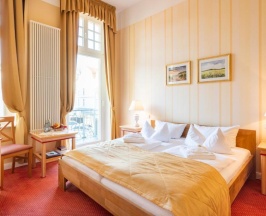 Двухместный номер Standard с видом на окрестности двуспальная кровать в Strandhotel Möwe