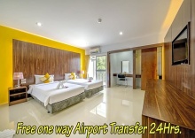 Двухместный номер Deluxe 2 отдельные кровати в Naiyang Place Phuket Airport