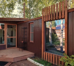 Четырёхместный коттедж с 2 комнатами в Экара