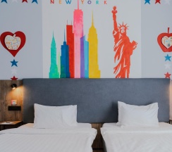 2-местный номер в блоке Extra Space с балконом и видом на горы в Ays Design Hotel