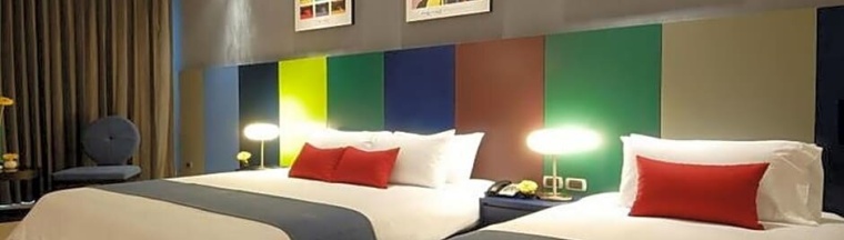 Двухместный люкс двуспальная кровать в The Zign Hotel