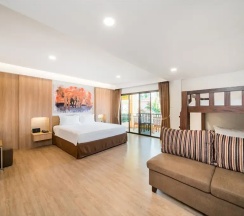 Двухместный номер Family двуспальная кровать в Chaba Cabana Beach Resort