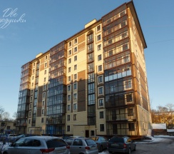 Двухместные апартаменты с балконом (двуспальная кровать) в Квартира Две Подушки на Герцена 105а