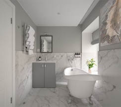 Апартаменты с 1 спальней и кухней-гостиной в Academia Васильевский