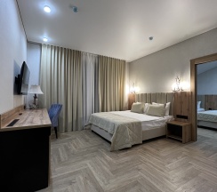 Двухкомнатный семейный ЛЮКС с кухней в Tash maral