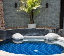 Двухместная вилла с бассейном двуспальная кровать в Отель Panviman Resort Koh Phangan