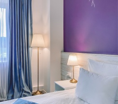 Номера первой категории "Стандарт" ( две односпальные кровати/ одна двуспальная кровать) в Никола