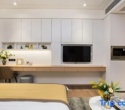 Двухместный номер Executive с балконом двуспальная кровать в Yidiandian Hotel Apartment (Shenzhen International Convention And Exhibition Center)