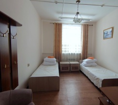 Номер эконом с 2 односпальными кроватями в Маргобай