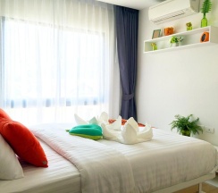 Апартаменты Deluxe c 1 комнатой с балконом в Happy Place Condo