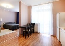 1-комнатные апартаменты студия (25 этаж) в Rooms-Eкб (Румс-Екб) на улице Союзная