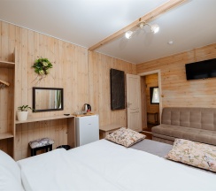 Люкс с двумя спальнями (до 6-ти человек) в Green Park Arkhyz&SPA