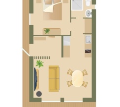 Домик "ЛЕС" в Petra eco village