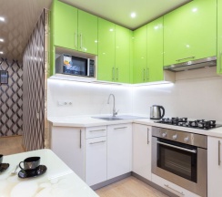 Двухместные апартаменты с балконом двуспальная кровать в Апартаменты Хоружей 5/Б