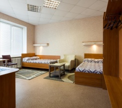 Номер комфорт с 2 односпальными кроватями в Вереск