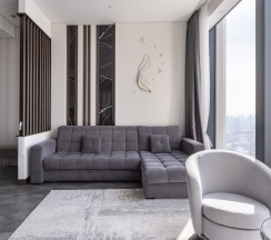 60 этаж вид на закат с высоты 250 метров в Heaven Apartments