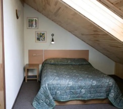 Двухместный номер с сауной Комфорт Мансардный двуспальная кровать в Кексгольм