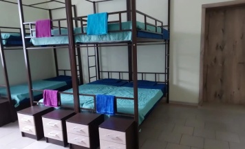 Кровать в общем номере  в Тобольский