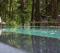 А-фрейм с террасой (dogs friendly) в Orsha River Club
