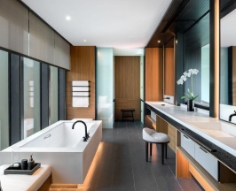 Двухместный номер Deluxe с видом на воду 2 отдельные кровати в The Lalu Nanjing