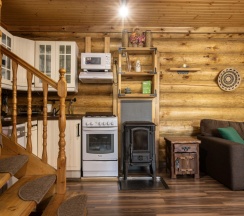 Коттедж Дуплекс с красивым видом из окна в Коробок-Хуторок