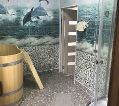 Дом улучшенный в Коттедж с баней на дровах