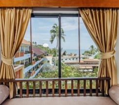 Двухместный номер Deluxe с видом на море 2 отдельные кровати в Karona Resort & Spa