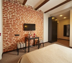 Делюкс с 1 кроватью и видом на сад в Jazzclub