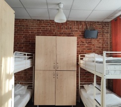 Койко-место в в мужском шестиместном номере в Кино хостел на Выборгской