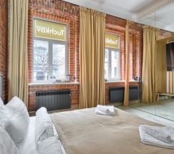 дизайнерский люкс с ванной в Tuchkov hotel
