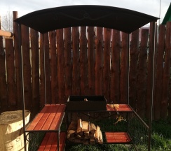 Дом с баней и мангальной зоной в Гостевой дом Фроловых