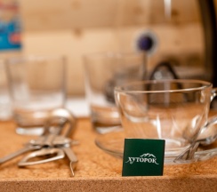 Двухместный номер Superior Premium двуспальная кровать в Хуторок